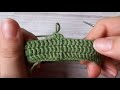 Ровный шов при круговом вязании столбиками с накидом. Invisible join for double crochet