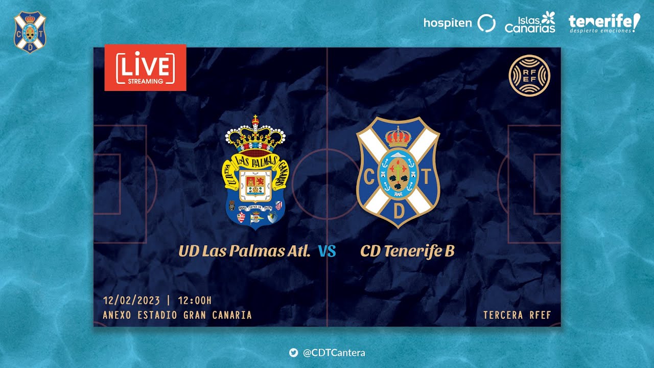 CanteraCDT I UD Las Palmas Atl. - CD Tenerife B (12/02, 12:00 horas) I TerceraDivisión