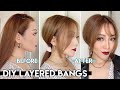 How To CUT SEE THROUGH BANGS AT HOME | 시스루뱅 앞머리