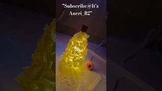 #41 DIY Tissue Paper Lamp... 💗🧿✨#subscribe #lamp#diy#craft#tissue #paper#share#comment