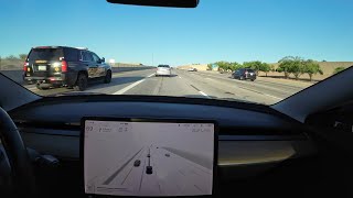 Tesla FSD 12.3.6 disengaged to get out of way of Sheriff by Phenix9 1,142 views 2 weeks ago 40 minutes