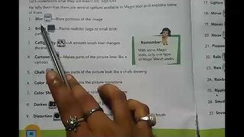 CLASS- 4th / Computer ( Tux Paint - Book reading)