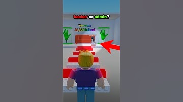 👑 admin vs 🤡 hacker in roblox