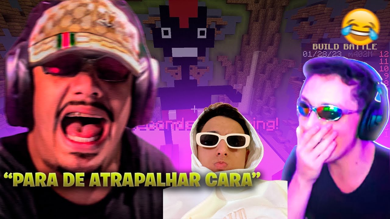 SNOPEY JOGANDO BUILD BATTLE COM MALUF, MURILOSO, GRM, CAUAN, DONA E UMBOSTA