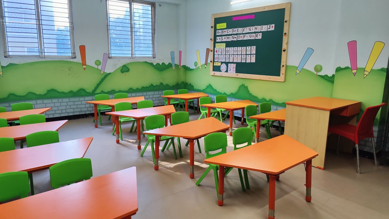 MS Creative School, Murad Nagar, Hyd Pre School Furniture Setup by