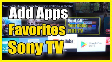 How to Add Apps to Favorites or Input Menu on Sony TV Google TV (Fast Method)