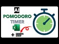 Excel Pomodoro Timer + AI Study Planner | Free Focus &amp; Time Tracker