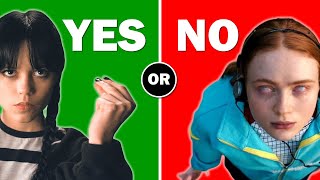 Choose One Button | Yes or No Challenge | Wednesday VS Stranger Things