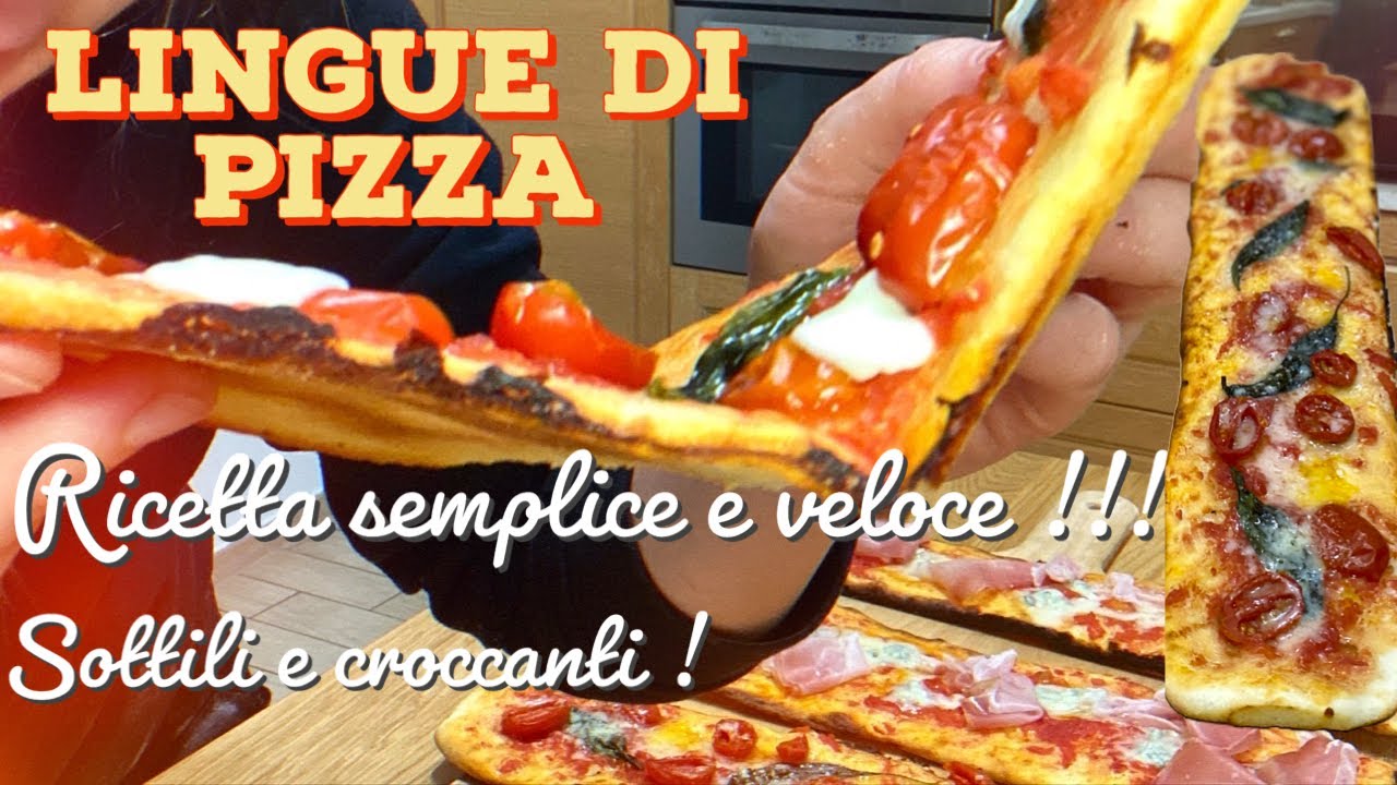 Lingue di pizza semplici e veloci