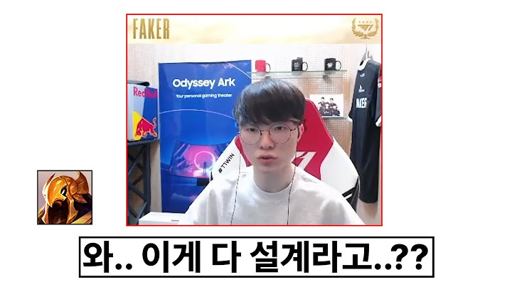 페이커가 설명하는 롤드컵 "시선론"