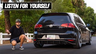 This Might Be Your Favorite GTI Exhaust Setup (Unitronic + Stock Catback)