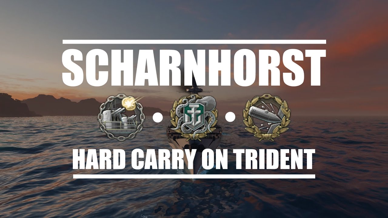 World Of Warships - Scharnhorst Hard Carry