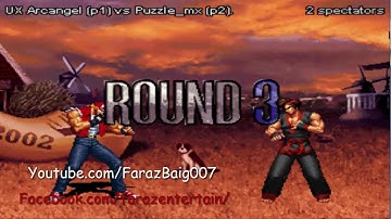 UX Arcangel (Mexico) vs Puzzle mx (Mexico) kof 2002 live match recorded by FARAZ BAIG