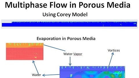 Multiphase Flow in Porous Media || Evaporation of water