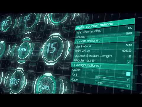 Digital Counter Tool - After Effects Template