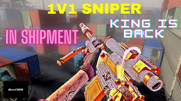 KING IS BACK!! PERFECT VS. 1v1 SNIPER IN  SHIPMENT