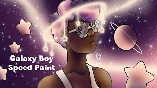 Galaxy Boy Speed Paint