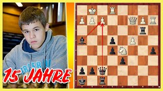 Wie stark war MAGNUS CARLSEN mit 15 Jahren? || Jan Smeets vs. Magnus Carlsen || Wijk aan Zee 2006