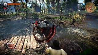 The Witcher 3 Longest Continuous Whirl  - Awesome Blood Trails!