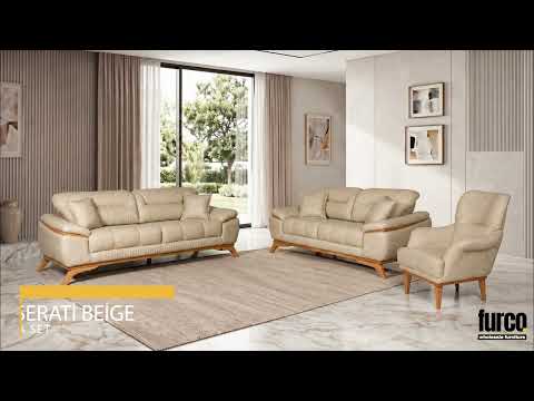 Maserati Beige Sofa Set