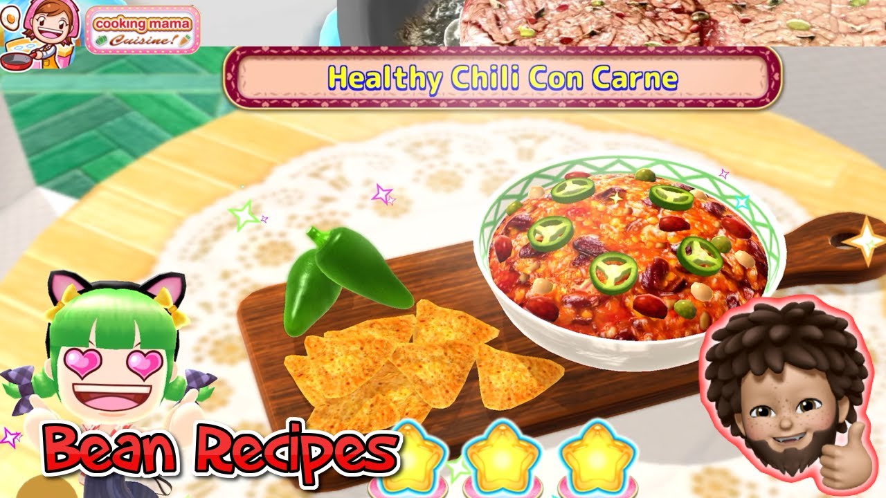 Cooking Mama Cuisine! Bean Recipes Healthy Chili Con Carne YouTube