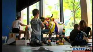 Austin Art Cows and Austin Museum of Art - KEYE and YNN News Clips