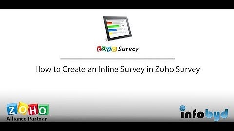 How to Create an Inline Survey in Zoho Survey