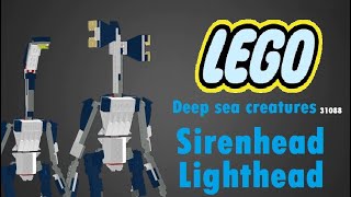 Lego 31088 Two Sets Alternate Build - Trevor Hendersons Sirenheadlighthead