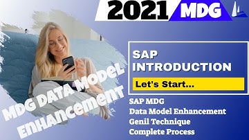 SAP MDG Genil Data Model Enhancement || SAP MDG Skills