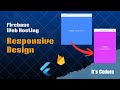 Responsive Flutter Web UI & Firebase Hosting Deployment