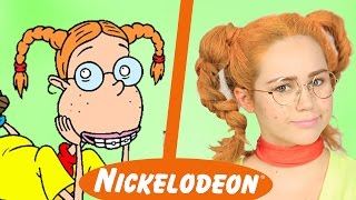 1 Woman   4 Nickelodeon Cartoon Characters