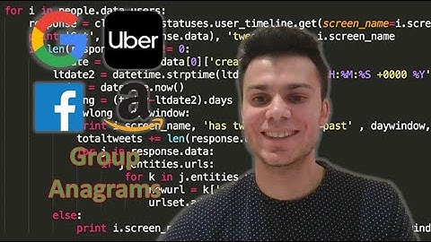 GOOGLE INTERVIEW QUESTION - GROUP ANAGRAMS
