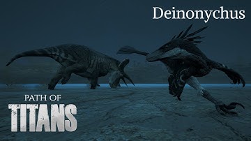 Path of Titans Deinonychus Gameplay (Official Servers)