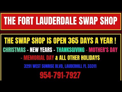 TAKE A RIDE WITH ME TO THE FORT LAUDERDALE SWAP SHOP AKA THE FLEA ...