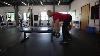 Strength Metrix - 54 - One Arm DB Row   Ipsilateral Split Stance
