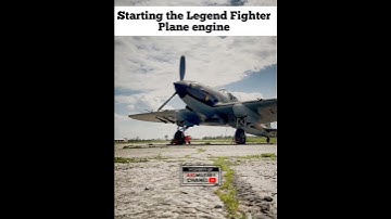 Starting the Legend Fighter Plane engine #shorts #shortvideo