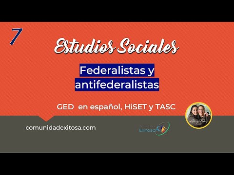 Vídeo: Diferencia Entre Federalistas Y Antifederalistas