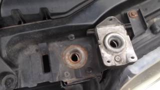 How to open stuck jammed hood from broken cable BMW e53 X5 BEST WAY in under 30 seconds !!!