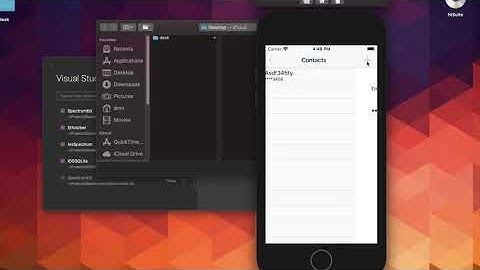 Xamarin IOS SQLite Intro
