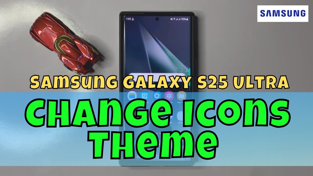 Samsung Galaxy S25 Ultra How To Change Icons Theme #latest - YouTube
