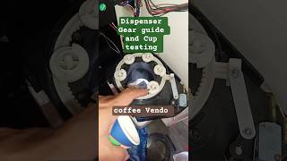 Coffee Vendo machine cup dispensing sample and gear guide #coffevendomachine #coffevendorepaircup