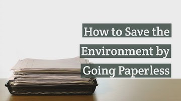 How to Save the Environment by Going Paperless