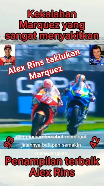 Marc Marquez vs Alex Rins #@anakkampung88010 - YouTube