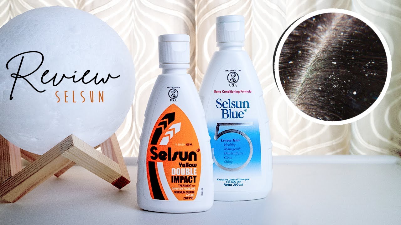REVIEW; sampo SELSUN Kulit kepala atau ketombe Double impact dan