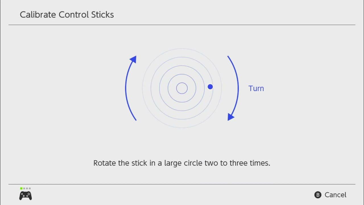 Switch Calibrate controller YouTube