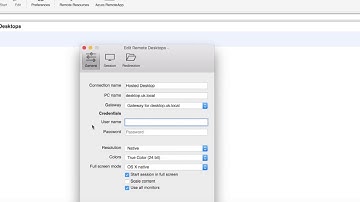 Mac OS - Configuring the Microsoft RDP app