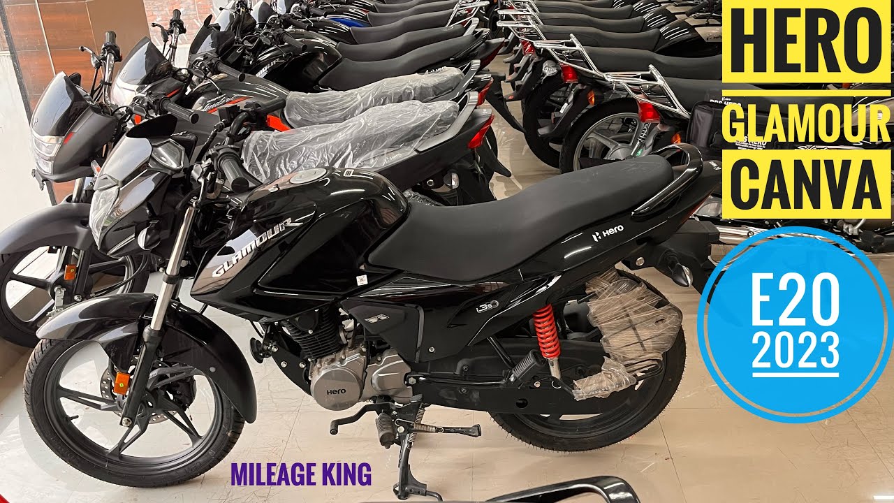 2023 Hero Glamour125 Canvas Edition walk around video| Price,Mileage bs6| 