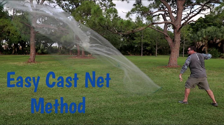How to Throw a Large Cast Net, Easy Method, 10 to ...