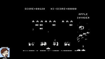 Atari 8-bit - Apple Invaders