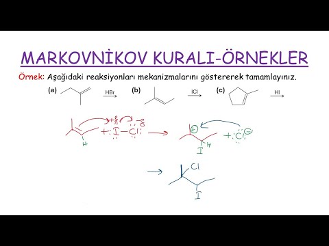 Video: Markovnikov kuralı nedir bir örnek veriniz?